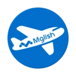 mglish travel android application logo